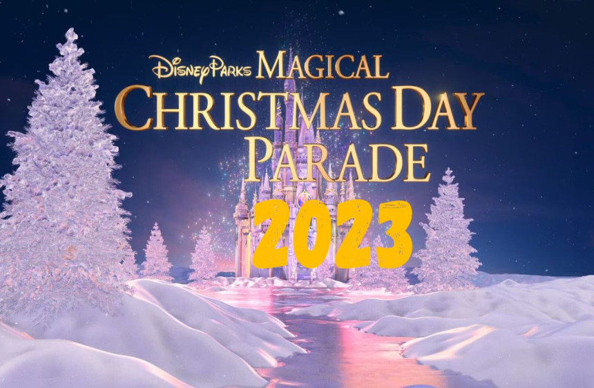 Merry Christmas Day Parade 2023 LiveStream On Magic Kingdom theme park Orlando, Florida